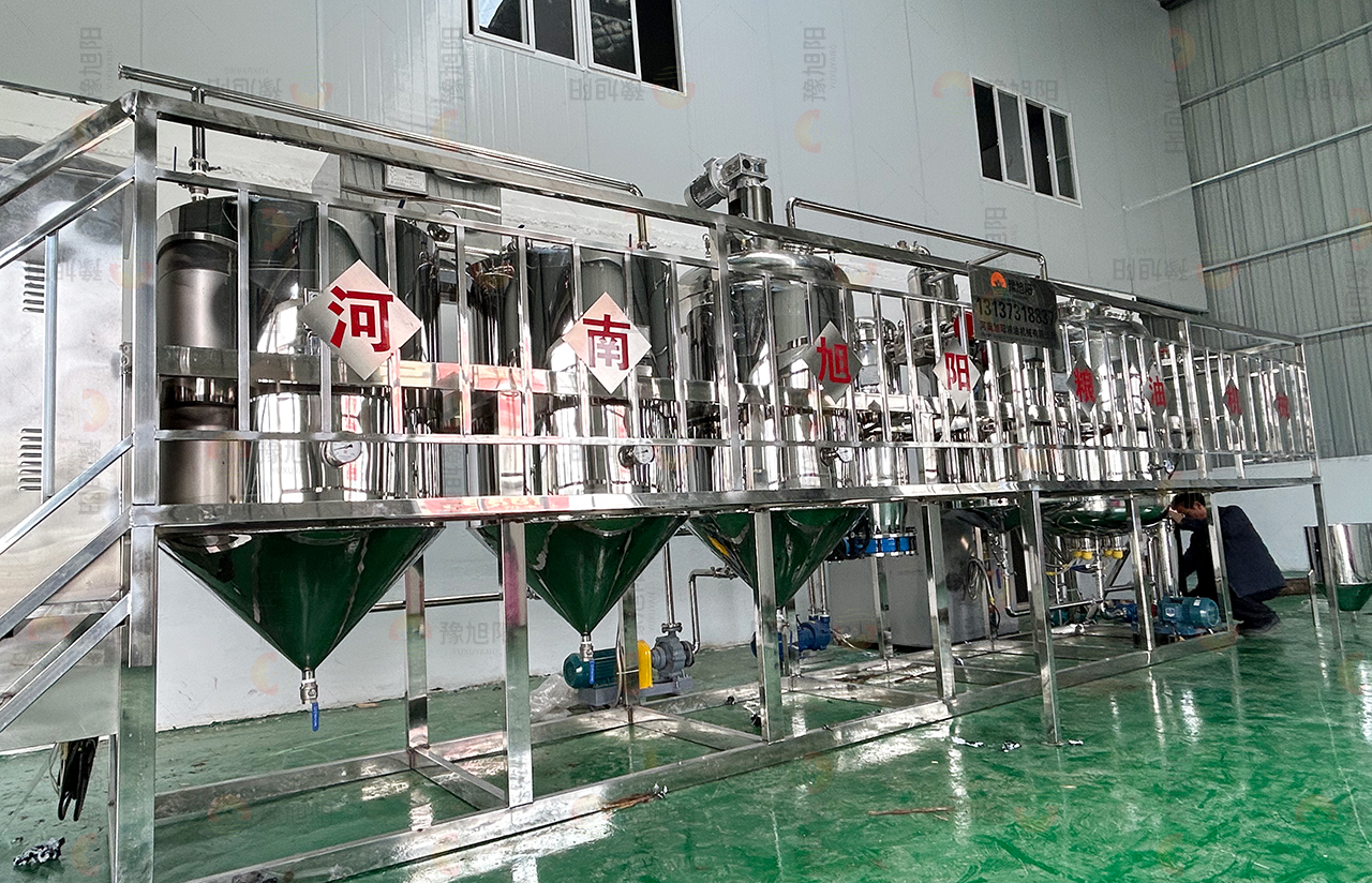 贵州铜仁市石阡县龙井乡孔石化菜油加工厂1000KG菜籽油精炼项目2
