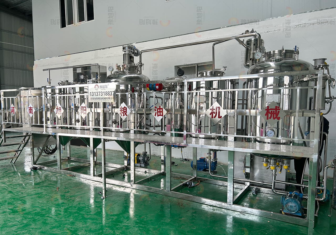 贵州铜仁市石阡县龙井乡孔石化菜油加工厂1000KG菜籽油精炼项目1